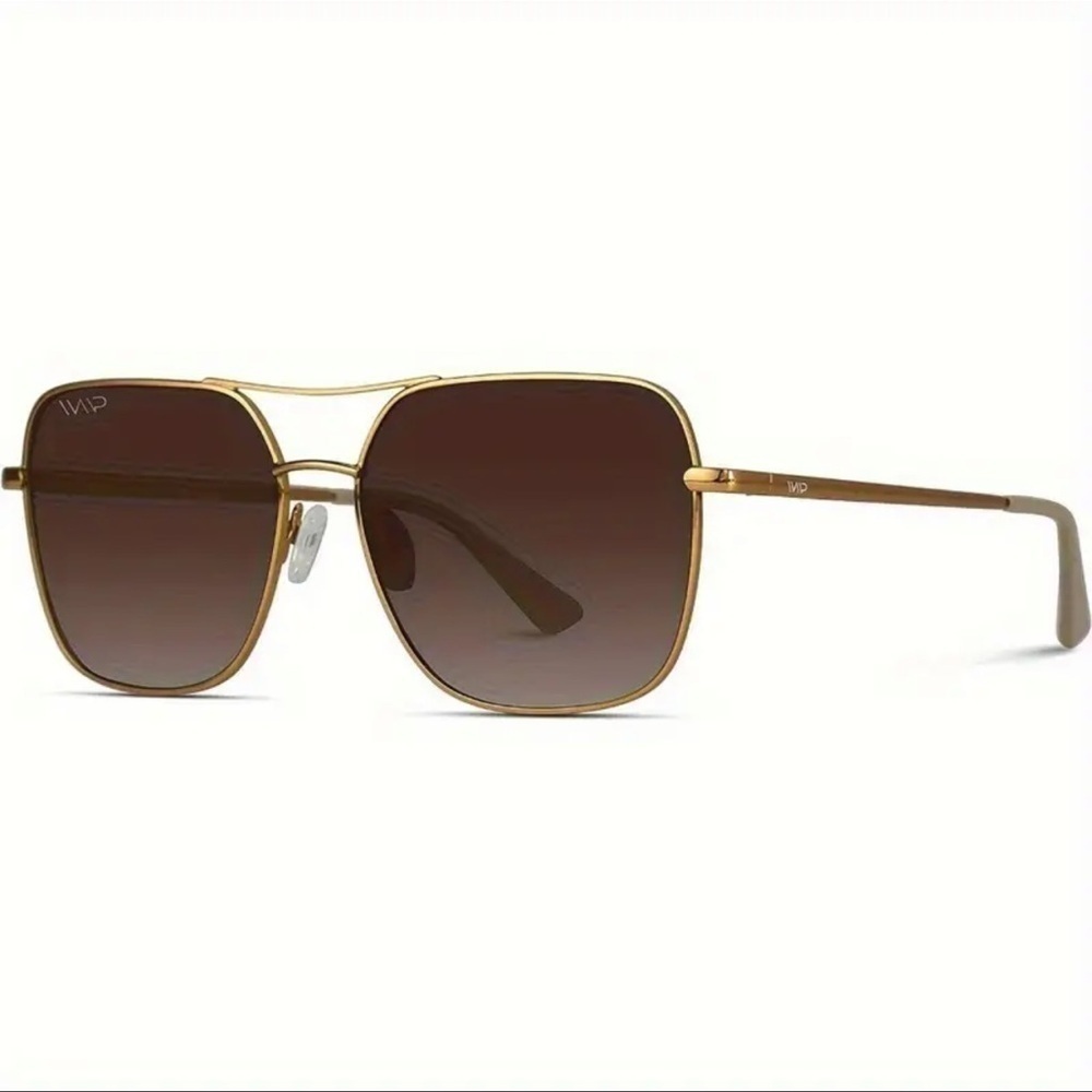 Luxury Oversized Metal Polarized Sunglasses - Picture 6 of 6